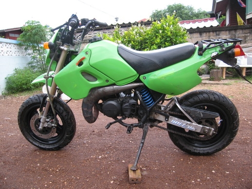 ขายรถ Kawasaki KSR 80 c.c. ท่อแต่ง PDK มีคลิปเครื่องยนต์  พร้อมใช้งาน