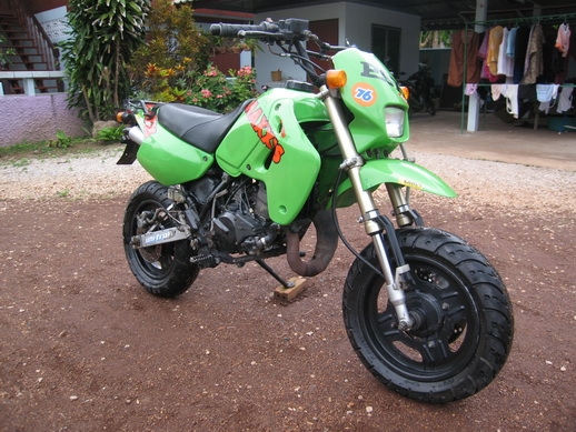 ขายรถ Kawasaki KSR 80 c.c. ท่อแต่ง PDK มีคลิปเครื่องยนต์  พร้อมใช้งาน
