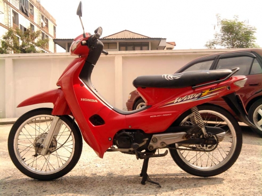 ขออนุญาติขาย  HONDA WAVE 100Z มือเดียว คลัชมือ สีแดง