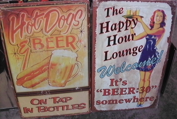 ป้ายสังกะสี แนวเรโทร