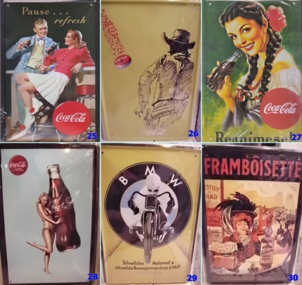 ป้ายสังกะสี แนวเรโทร