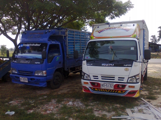 ฝากขายรถบ้านISUZU NPR PACK2คู่สวยๆแจ่มๆออกห้างมือเดียวทั้งสองคัน เอกสารพร้อมโอน