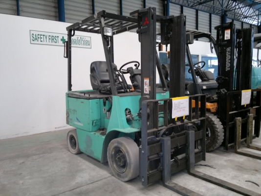 ขายรถฟอร์คลีฟท์ไฟฟ้า MITSUBISHI  FB15 รถนอกนำเข้าจากญี่ปุ่น โทร.มานะ 085-9049669