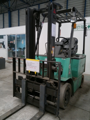 ขายรถฟอร์คลีฟท์ไฟฟ้า MITSUBISHI  FB15 รถนอกนำเข้าจากญี่ปุ่น โทร.มานะ 085-9049669