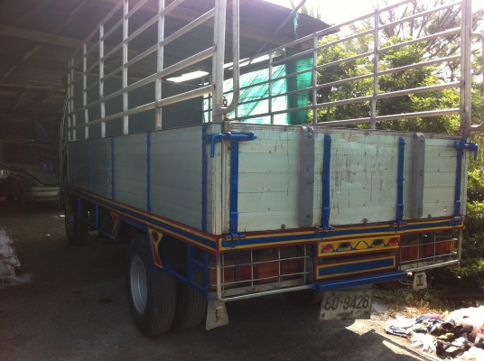 รายละเอียด ขายรถบรรทุก 6 ล้อ ฮีโน่ FC เครื่อง HO7C (185 แรงม้า) กระบะอลูมิเนียม ทะเบียนพร้อมโอน ราคาต่อรองรถบรรทุก 6 ล้อ ยี่ห้อ HINO FC เครื่อง HO7C กระบะคาร์โก้พื้นแสตนเลส แผงอลูมิเนียม (185 แรงม้า)