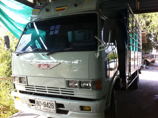 รายละเอียด ขายรถบรรทุก 6 ล้อ ฮีโน่ FC เครื่อง HO7C (185 แรงม้า) กระบะอลูมิเนียม ทะเบียนพร้อมโอน ราคาต่อรองรถบรรทุก 6 ล้อ ยี่ห้อ HINO FC เครื่อง HO7C กระบะคาร์โก้พื้นแสตนเลส แผงอลูมิเนียม (185 แรงม้า)