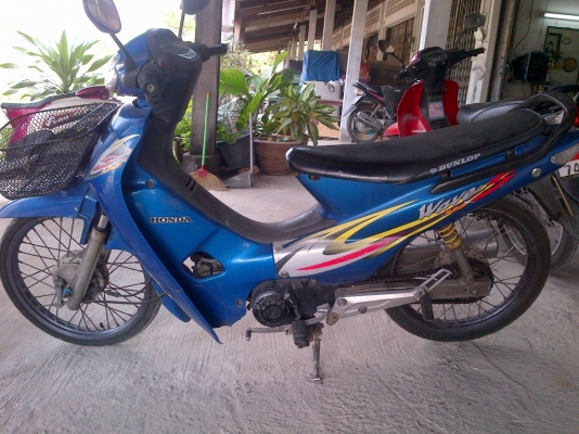 ขาย!เวฟ110 ปี44 รถเครื่องเดิม เครื่องดี พร้อมใช้ ทะเบียน+เอกสารโอน ภาษี52