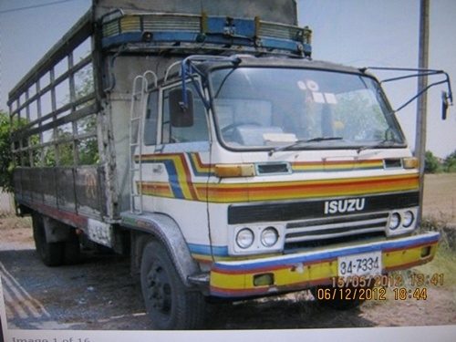 ขายรถบรรทุกหกล้อ อีซูซูJCM เครื่อง 165 แรงม้า พวงมาลัยเพาเวอร์ยาว 6.50 เมตร