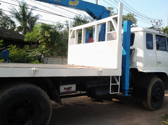 ขายสิบล้อ SUMO221 เทเลอร์พร้อมเครน TADANO 2.9 ตัน ทะเบียนพร้อม
