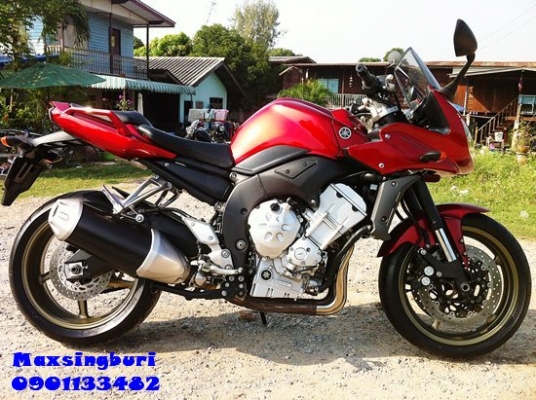 แม็กสิงห์บุรี//yamaha fazer 1000cc ปี2009 สภาพประกอบไหม่ สวยใสๆ (รับแลก-เทิร์น)