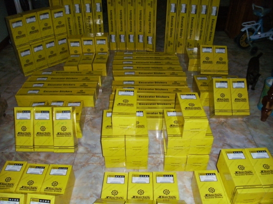 สติกเกอร์ CAT 320C ครบชุดทั้งคัน (มีในสต็อก5ชุด)ช้าอดหมดนะครับ