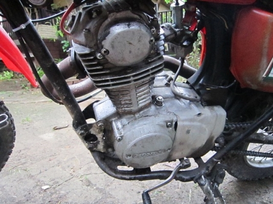 honda xl100 ทะเบียนพร้อม เดิม ๆ ครับ