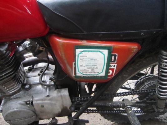 honda xl100 ทะเบียนพร้อม เดิม ๆ ครับ