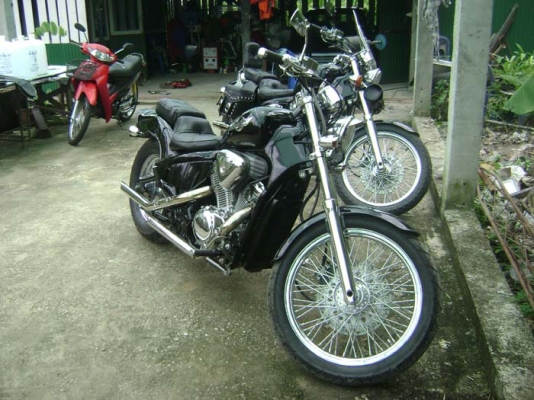 (((( ขาย Honda Steed 400CC ปี94 อินวอย+สรรพสามิต+แท้ (ดำเดฟ)