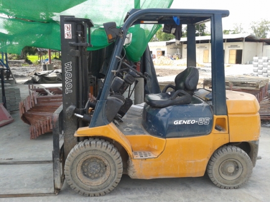 ขายรถโฟคลิป toyota 7fd25 รถนำเข้าจากญี่ปุ่น