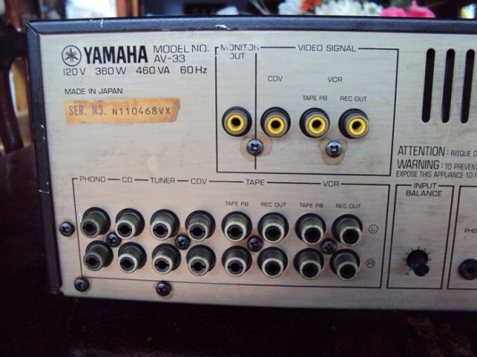 ขายอินทิเกรทแอมป์ YAMAHA AV-33 ขายอินทิเกรทแอมป์ YAMAHA AV-33