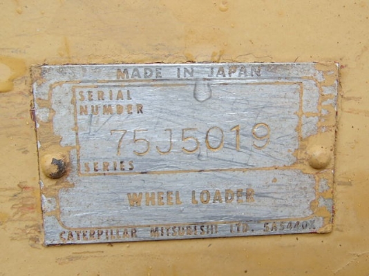 ขายรถตัก Caterpillar 920 #75J5019 ปี2524 2649ชม. นำเข้าจากญี่ปุ่น