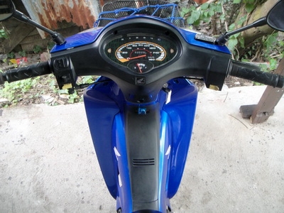 ขาย wave 125 สตาร์ทมือ น้ำเงิน-ดำ