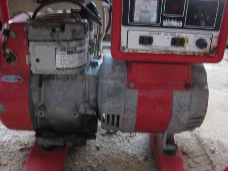 ขาย-เครื่องปั่นไฟ SHIDAIWA: EG1500 ไฟ AC 110V-DC 12V มือสองญี่ปุ่น สภาพยังเหมือนใหม่ สภาพพร้อมใช้ เครื่องยนต์