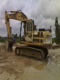 แบคโฮ CAT 320V I +HITASHI EX 200-2