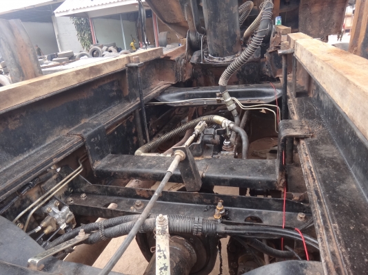 ขายด่วน รถสิบล้อสองเพลาดัมพ์  พ่วง  แม่ลูก HINO  MEGA 320   กระบะบะสามมิตร  พร้อมใช้งาน