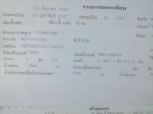 NQR 150 ปี 47  เทอร์โบว์ อินเตอร์  เครื่องดีมากๆ ยาว 5.5 เมตร รถพร้อมใช้ เอกสารพร้อมโอน