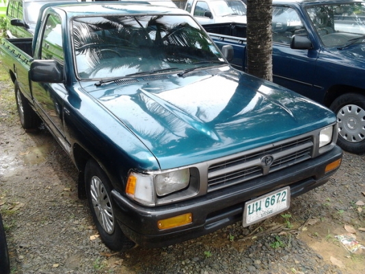 ***ขายแล้วครับขอบคุณ Truck2hand ขาย กระบะตอนเดียว TOYOTA HILUX MIGHTY-X ปี37/94 เครื่องเดิม2L 2.5 แรงดี แห้ง ติดง่าย ช่วงล่างคัสซีสวย ไม่ผุ ไม่ดาม ภายในดี คอนโซลดี  แอร์ พ.ธรรมดา  หน้า-หลังเดิมไม่เคยชนหนัก สีสวย เคลียร์สีแล้ว ยางดี4เส้น กระบะพื้นเก็บแล้ว