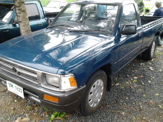 ***ขายแล้วครับขอบคุณ Truck2hand ขาย กระบะตอนเดียว TOYOTA HILUX MIGHTY-X ปี37/94 เครื่องเดิม2L 2.5 แรงดี แห้ง ติดง่าย ช่วงล่างคัสซีสวย ไม่ผุ ไม่ดาม ภายในดี คอนโซลดี แอร์ขาดคอมฯ พ.ธรรมดา หน้า-หลังเดิมไม่เคยชนหนัก สีสวย เคลียร์สีแล้ว ยางดี4เส้น กระบะพื้นเก็บ