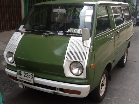 ลดเหลือ 89000 บ.คร๊าบ รถตู้เรโทร 1977 TOYOTA, LITEACE 1.2L BENZENE ช่วงสั้น  สีเขียว เกียร์ธรรมดา