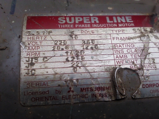 ลดราคามอเตอร์ mitsubishi 7.5 แรง 3 เฟส 380 V. สภาพพร้อมใช้ ไม่มีรอยแกะซ่อม ลดราคามอเตอร์ mitsubishi 7.5 แรง 3 เฟส 380 V. สภาพพร้อมใช้ ไม่มีรอยแกะซ่อม