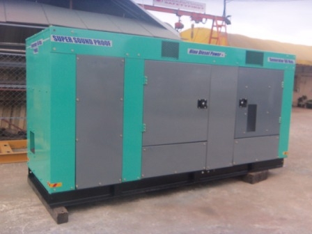 เครื่องปั่นไฟพร้อมชุดตัดต่อไฟฟ้าอัตโนมัติสำหรับโรงแรม/รีสอร์ทขนาด 60 KVA.