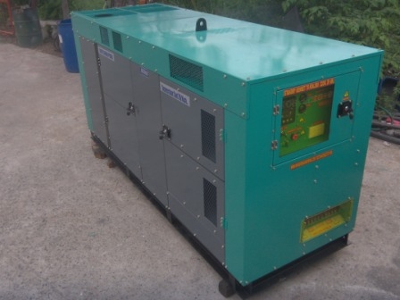 เครื่องปั่นไฟพร้อมชุดตัดต่อไฟฟ้าอัตโนมัติสำหรับโรงแรม/รีสอร์ทขนาด 60 KVA.