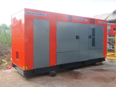 เครื่องปั่นไฟพร้อมชุดตัดต่อไฟฟ้าอัตโนมัติสำหรับโรงแรม/รีสอร์ทขนาด 60 KVA.