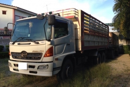 ขาย Hino Mega FM แม่ลูกดั้มพ์ 220 แรง Turbo รถใช้น้อย สภาพพร้อมใช้ โทร 088-4501277