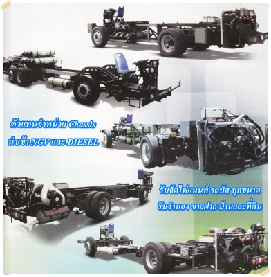 Chassis นำเข้า Diesel + NGV  (9ม.) และ (12ม.) ราคาพิเศษสุดช่วงโปรโมชั่น โทรสอบถามปรึกษาได้เรย