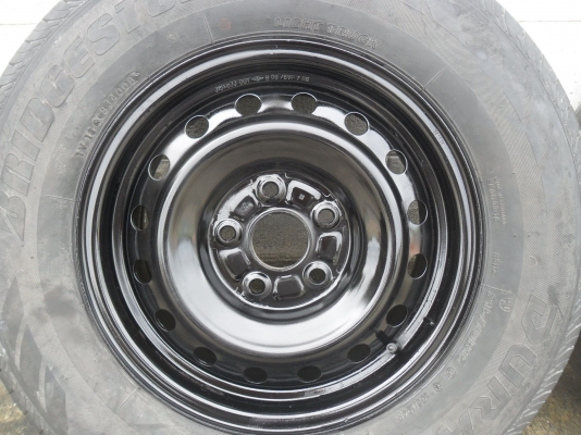 ล้อกะทะ 15 นิ้ว 5รู114 ไมตี้ พร้อมยาง 215/70R15 สวยๆ 1 คู่ ราคา 2700 บาท