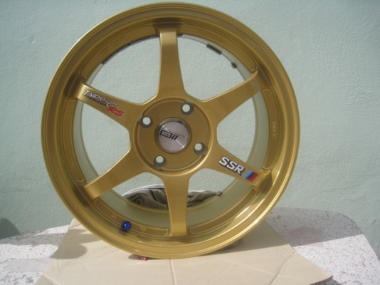 ขายล้อแม็กของใหม่ ssr type c rs 15"x6.5" 4รู100 et38 สนใจติดต่อเล็ก คลองสามครับ  (081-3747940)