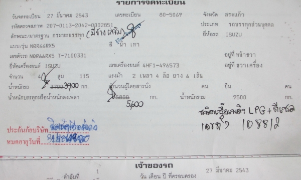 NQR66 120แรง คัชซีใหญ่ ยาว5.5ม.