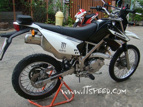 KLX 125 หัวฉีดสตาร์ทมือสภาพสวยปี 54
