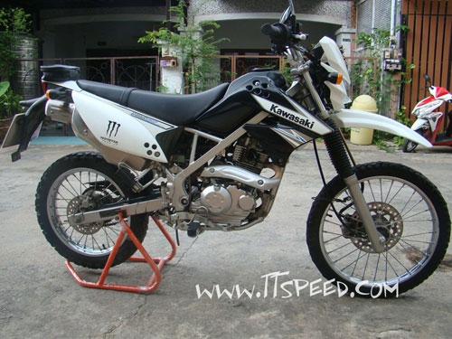KLX 125 หัวฉีดสตาร์ทมือสภาพสวยปี 54