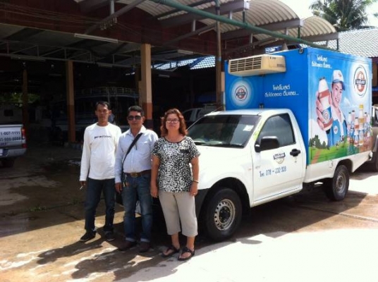 รถกระบะบรรทุกตู้เย็น ยี่ห้อ ISUZU รถกระบะบรรทุกตู้เย็น ยี่ห้อ ISUZU