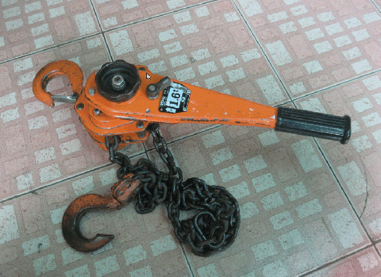 ขายรอกดึง (กํามะลอ ) VITAL 1.6 TON  MODEL 15 CHAIN V-7.1 MADE IN JAPAN