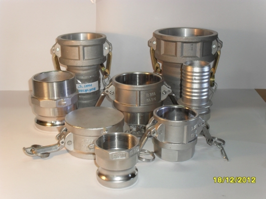 ข้อต่อสวมเร็ว Cam Lock Coupling AL. SS.316