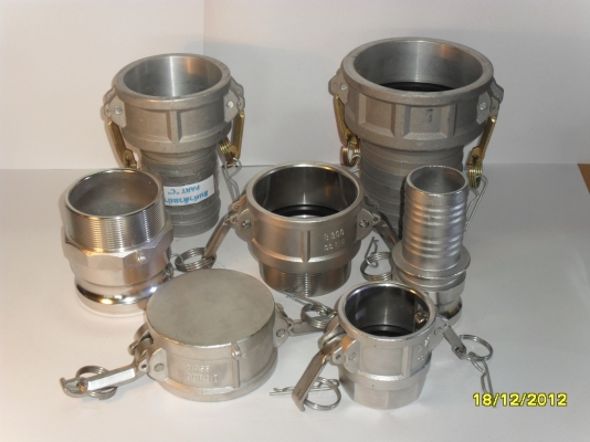 ข้อต่อสวมเร็ว Cam Lock Coupling AL. SS.316