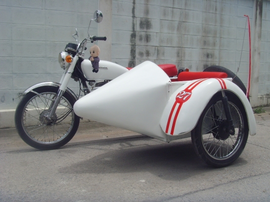ขาย/แลก Honda cg125+sidecar แนวๆ น่ารักๆ ทะเบียนพร้อมโอน ขาดต่อ1ปี ราคา39000