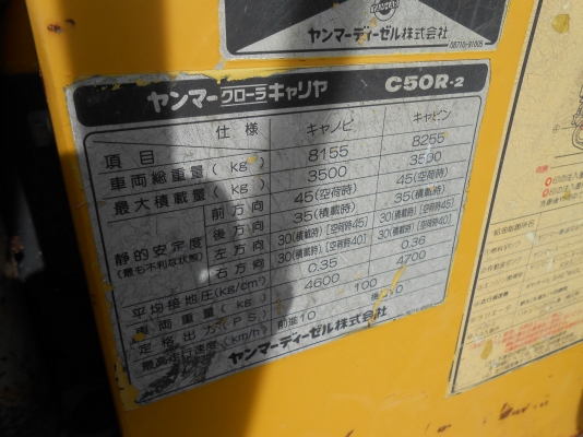 ขายรถดั๊มตีนตะขาบYANMAR  C50 R-2  MOROOKA  MST600 มี 3 คันให้เลือก  เก่านอกพร้อมใช้