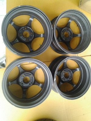 ล้อเเท้ Enkai gta 15x6.5 et43 4 รู100 made in japan