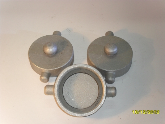 ฝาปิดหน้าท่อ AL. เกลียว NPT. 3"