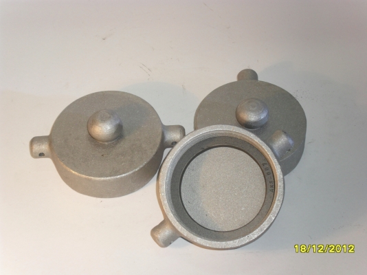 ฝาปิดหน้าท่อ AL. เกลียว NPT. 3"