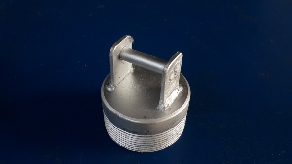 ฝาปิดหน้าท่อ AL. เกลียว NPT. 3"